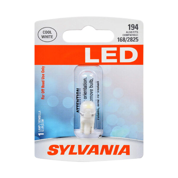 Details about   Sylvania LED Light 194 T10 Blue 10000K Two Bulbs License Plate Replacement JDM